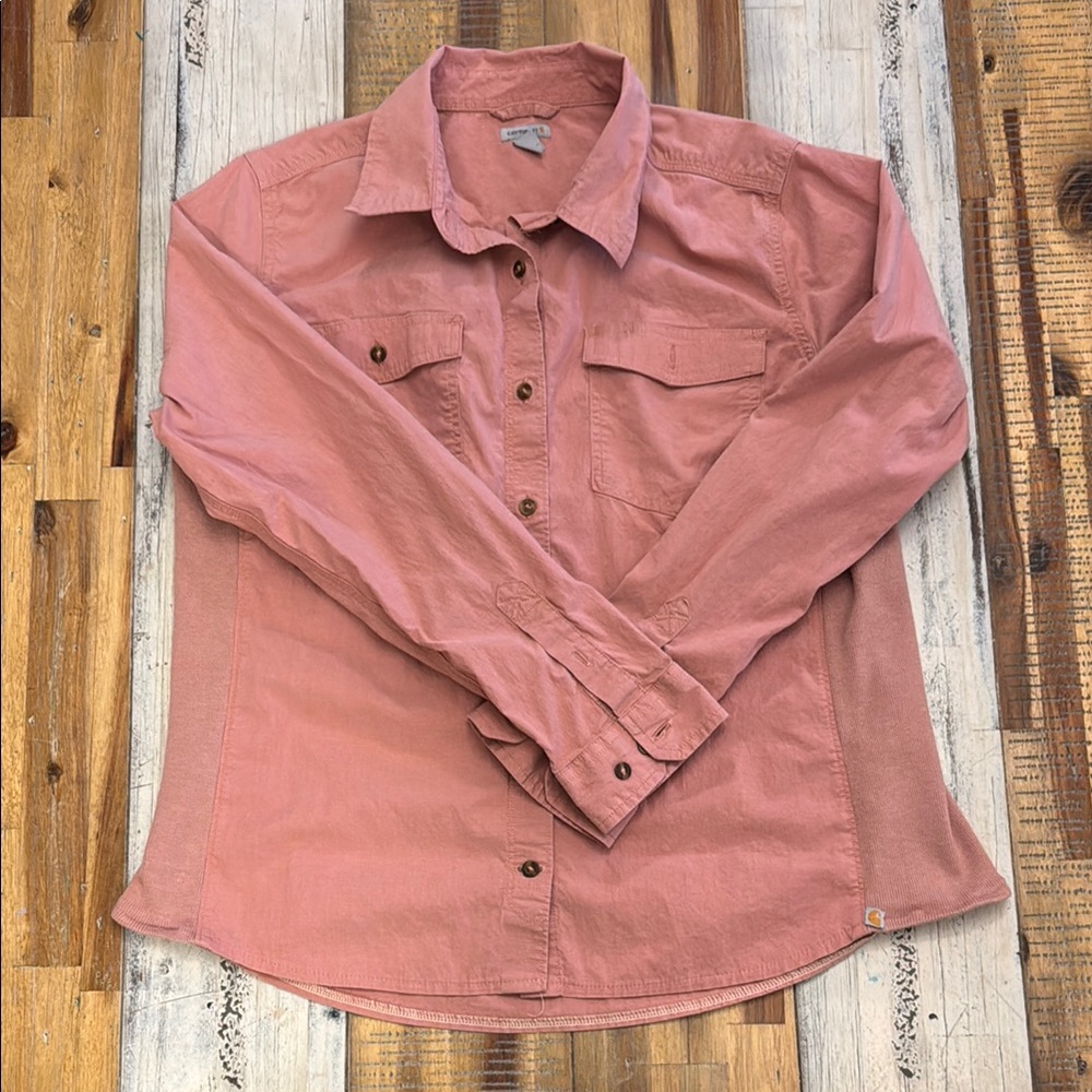 Women’s Carhartt Pink Button-Up Shirt